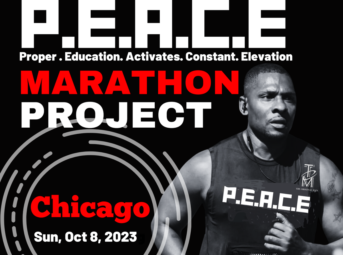 The PEACE Marathon Project T Shirt – THE COOPERATIVE OPPORTUNITY PROJECT